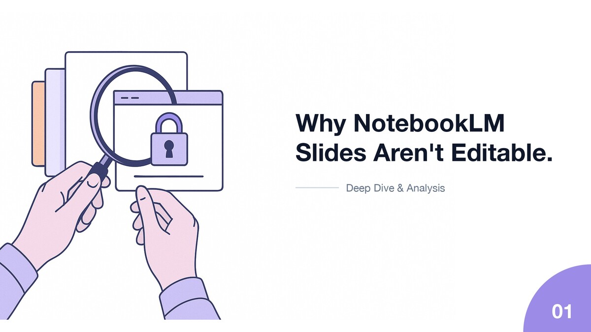 Why NotebookLM Slides Aren't Editable (And How to Fix It)